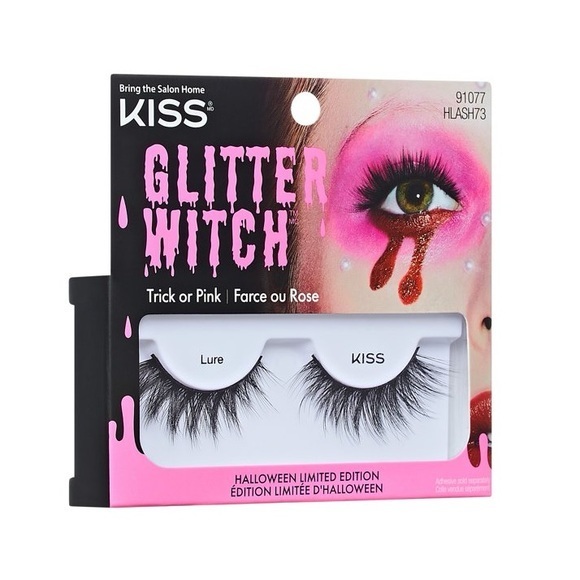 Kiss Other - NWT KISS Halloween Limited Edition Glitter Witch False Eyelashes, 1 Pair - Lure